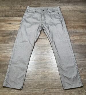 Rodd & Gunn Men’s Pants 38L Gray Straight Fit Stretch Italian Fabric 5 Pocket